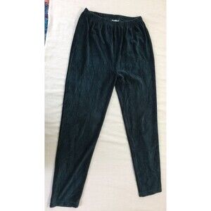 ABRAXAS WOMENS VELOUR PANTS LEGGINGS SIZE S